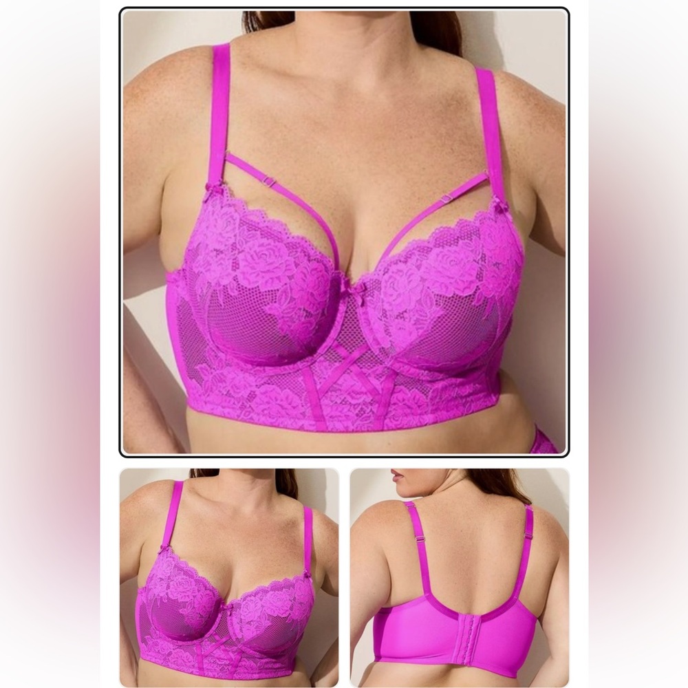 Lane Bryant long line boost balconette bra.
